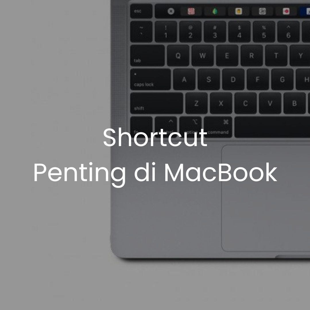 shortcut penting di macbook