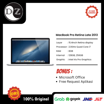 MacBook Pro Retina 15 Inci Late 2013