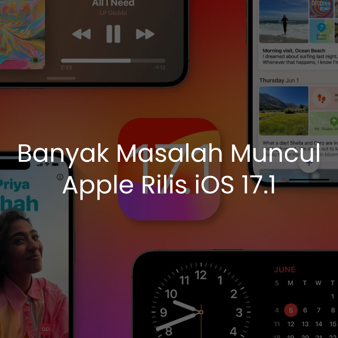 Apple merilis update iOS 17.1