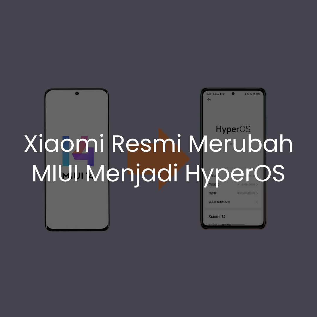 HyperOS menggantikan MIUI