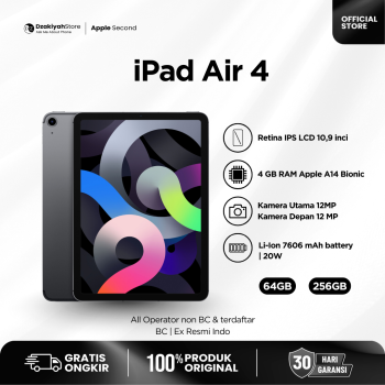 IPAD Air 4 10,9 inch 64GB Second *BERGARANSI*