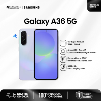 SAMSUNG GALAXY A36 5G [8/256GB] NEW ARRIVAL RESMI INDONESIA