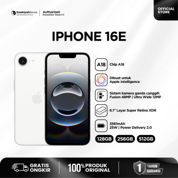 iPhone 16e New Resmi Authorized Seller Indonesia