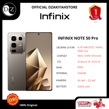 INFINIX NOTE 50 PRO 8/256GB BARU RESMI