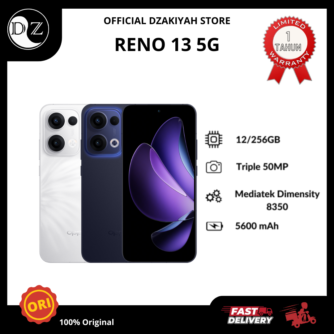 OPPO RENO 13 5G 12/256GB NEW RESMI