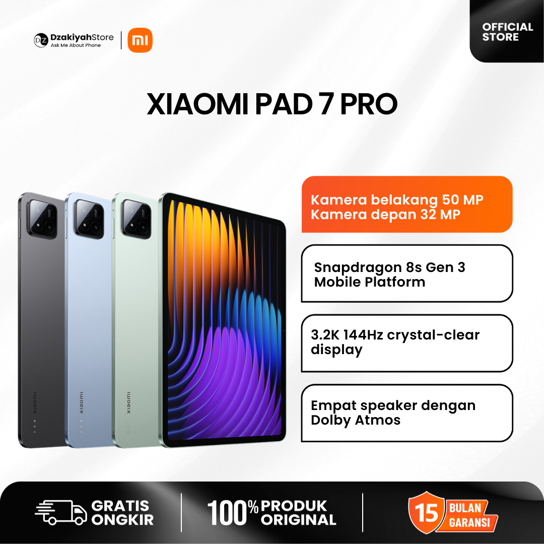 XIAOMI PAD 7 Pro 11,2 inch 12/512GB NEW RESMI
