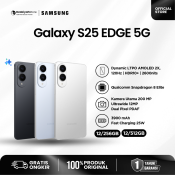 SAMSUNG GALAXY S25 Edge 5G [12/256GB & 12/512GB] NEW RESMI INDONESIA