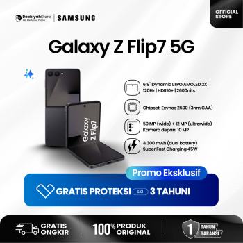 SAMSUNG GALAXY Z FLIP7 5G NEW RESMI INDONESIA [256GB & 512GB]