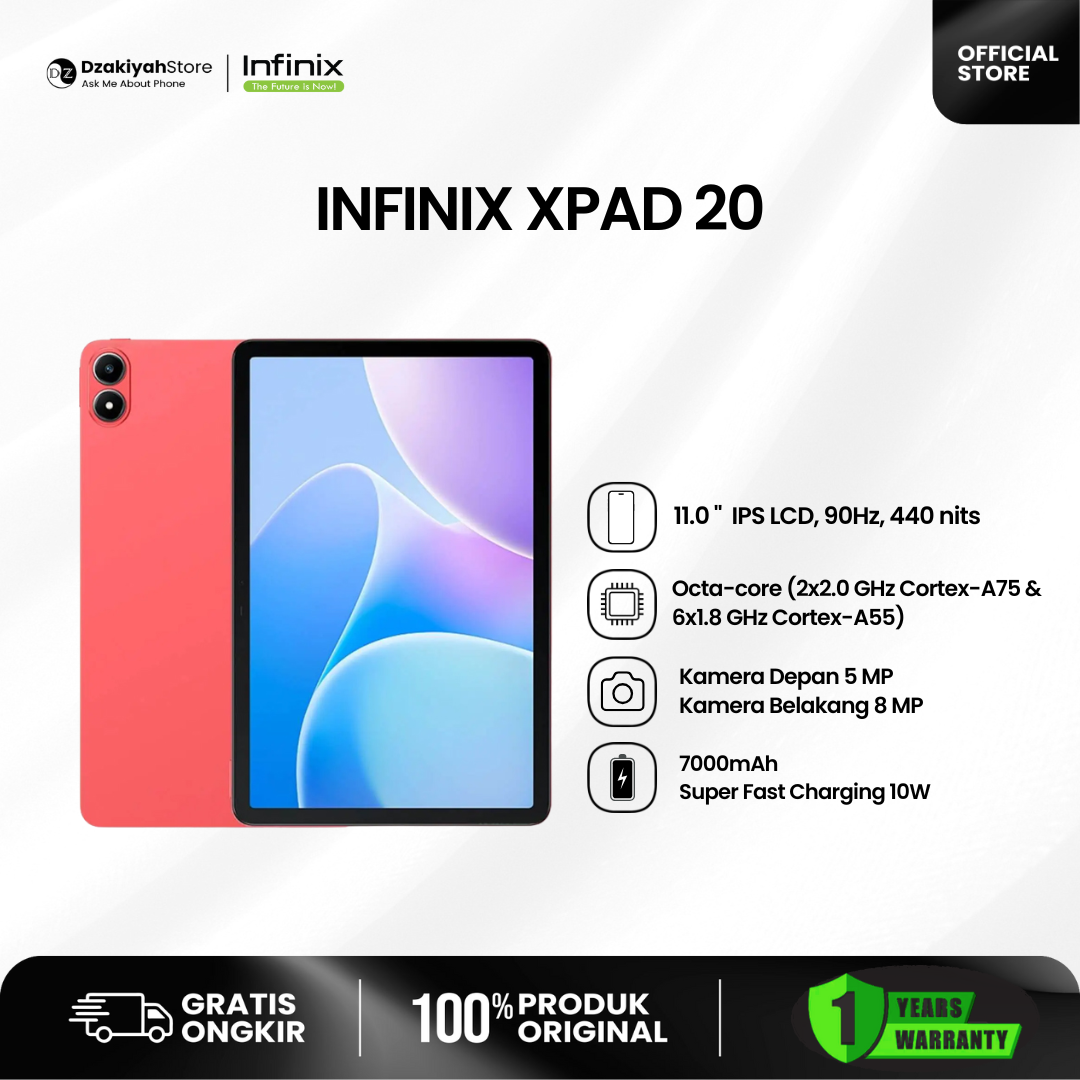 INFINIX XPAD 20 4G 8/256GB NEW RESMI