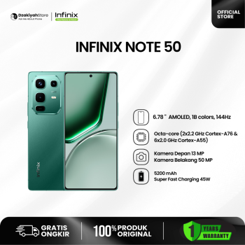 INFINIX NOTE 50 4G 8/256GB NEW RESMI
