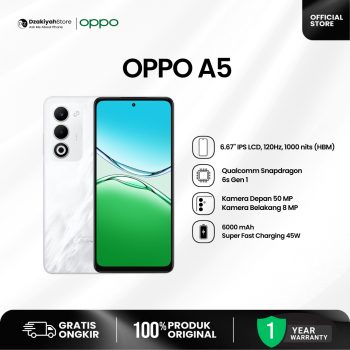 OPPO A5 4G [8/128GB & 8/256GB] BARU RESMI