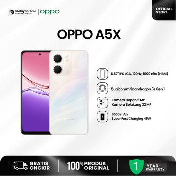 OPPO A5x [4/128GB & 6/128GB] BARU RESMI