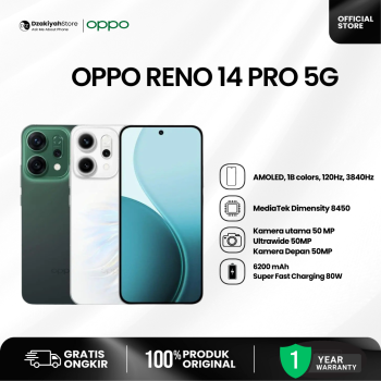 OPPO RENO 14 PRO 5G 12/512GB NEW RESMI