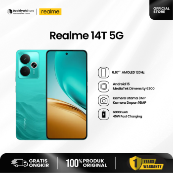 REALME 14T 5G [8/128GB & 8/256GB] BARU RESMI INDONESIA