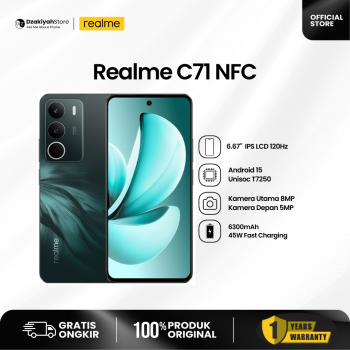 REALME C71 4G [4/128GB 6/128GB & 8/128GB] BARU RESMI INDONESIA