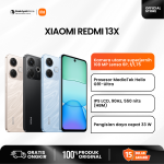 REDMI 13x 4G [8/128GB & 2/256GB] NEW RESMI INDONESIA
