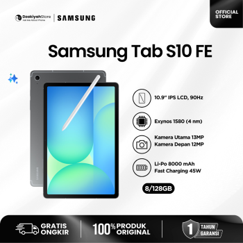SAMSUNG GALAXY TAB S10 FE 8/128 [WIFI & 5G] BARU RESMI