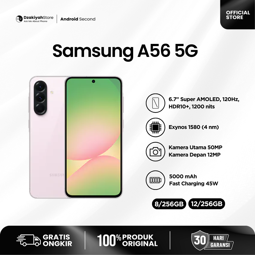 SAMSUNG GALAXY A56 5G 8/256GB SECOND *BNOB*
