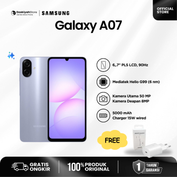 Samsung Galaxy A07 [4/64GB 4/128GB 8/128GB 8/256GB] Baru Resmi