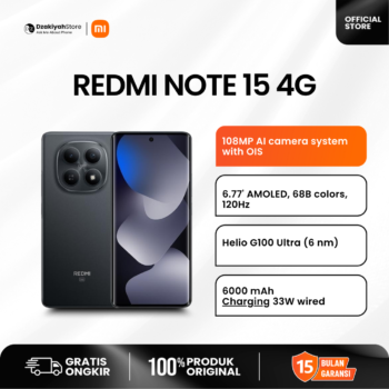 [Dzakiyah Store] Redmi Note 15 4G 8/128GB&8/256GB New Resmi