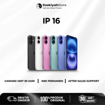 [Dzakiyah Store] iPhone 16 Second All Operator Resmi 128GB, 256GB & 512GB